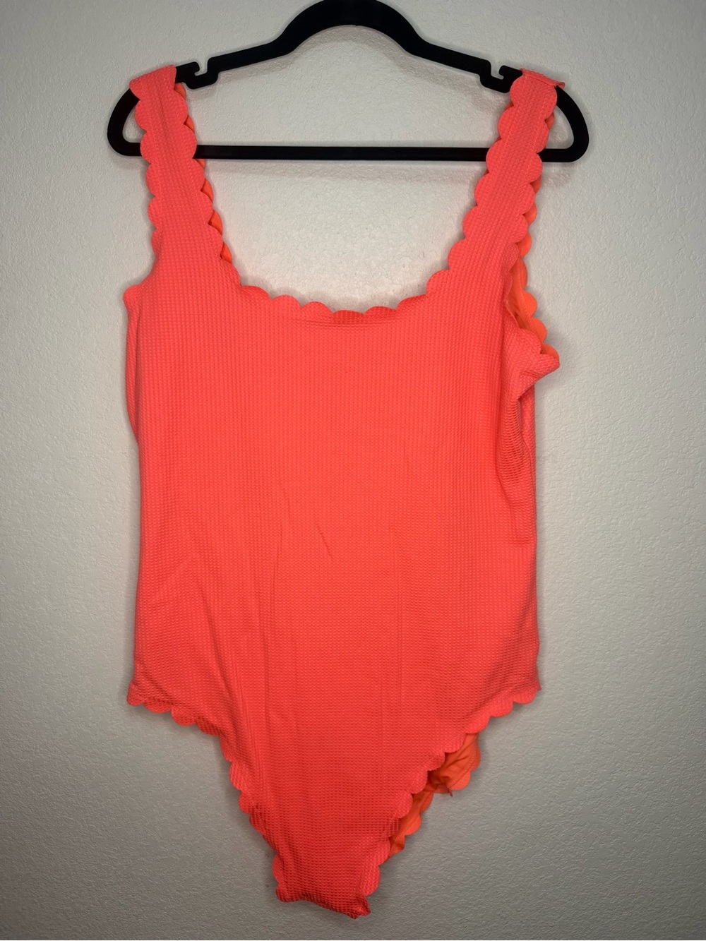 Aerie XXL Long Scalloped One Piece Swimsuit